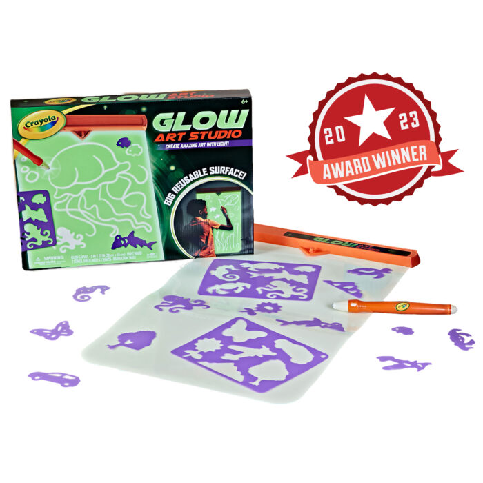 Crayola Glow Art Studio,6Pk - Image 1