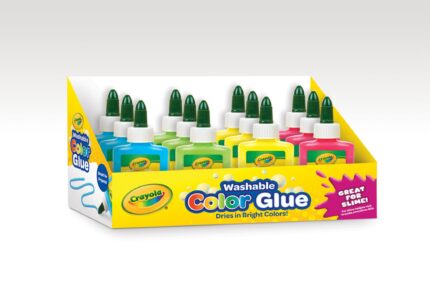 Crayola Dsp,Tray 12Ct 3Oz Colored Glue