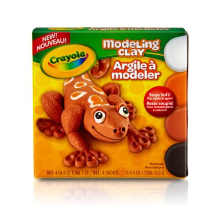 Crayola Claytime, 4Oz,New Colors, 12Pk