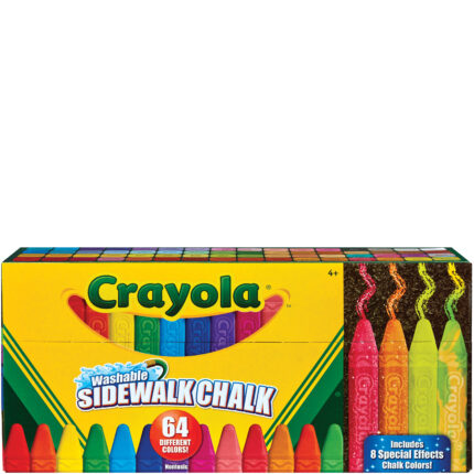Crayola Ultimate Chalk Collection,64Ct/6Pk