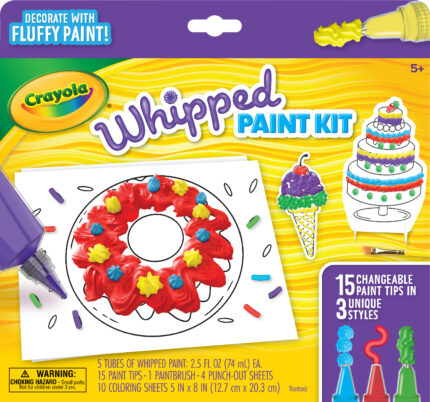 Crayola Whipped Paint Activity Set,8Pk