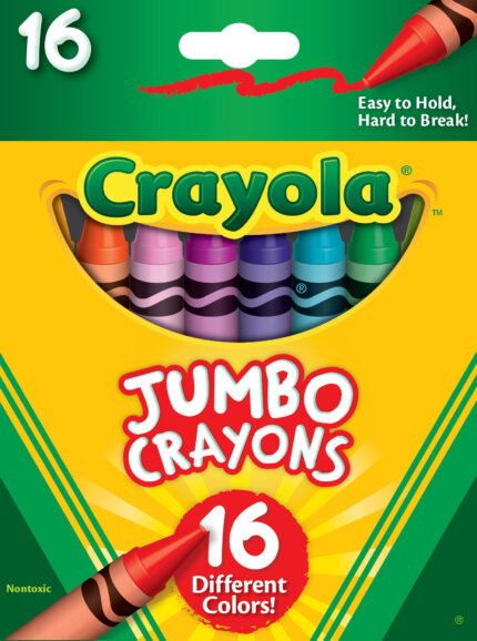 Crayola Cryn, 16Ct Jumbo Reg 24Pk