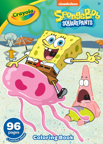 Crayola Clrgbk,96Pgs,Spongebob,24Pk