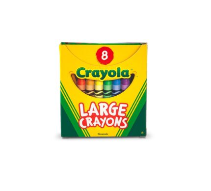 Crayola Crayon 8Ct Large Tuck     Ipd