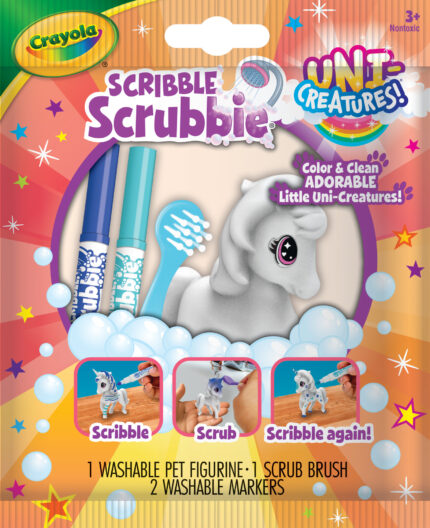 Crayola Scribble Scrubbie 1Ct Unipets,24Pk