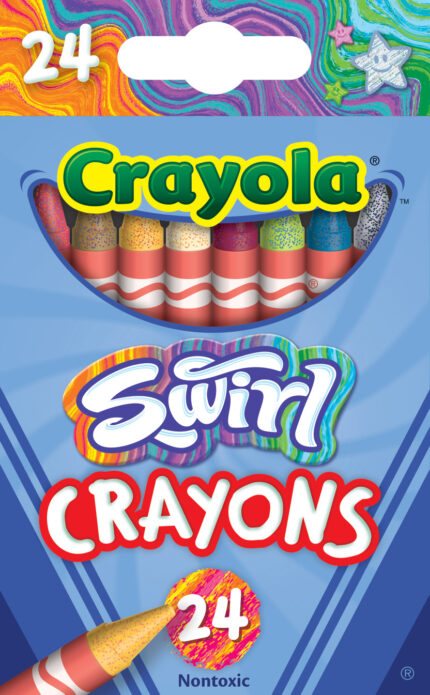 Crayola Cryn,24Ct Swirl,48Pk