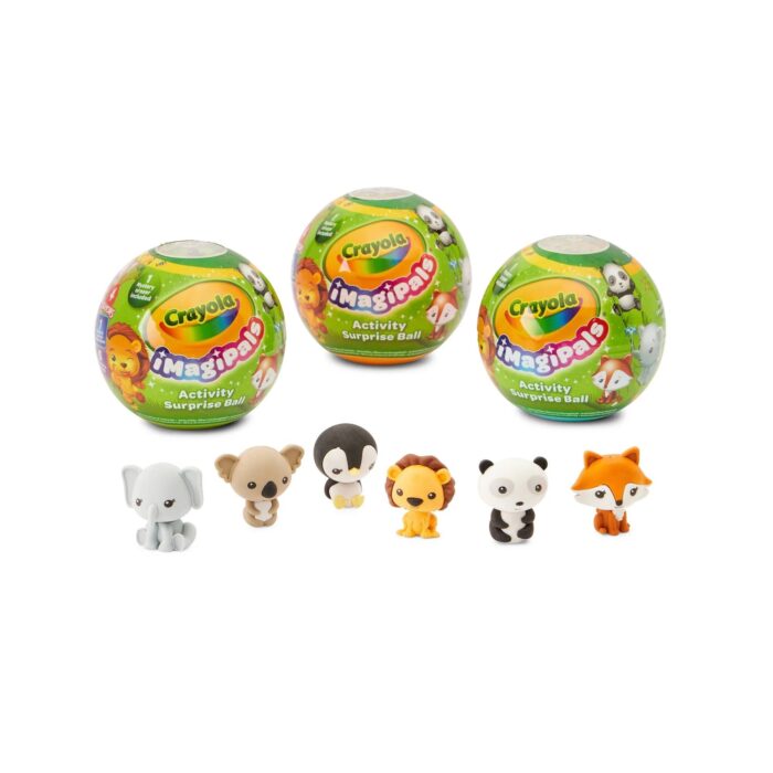 Crayola Imagipals Acty Surprise Ball,Animal,24Pk - Image 1