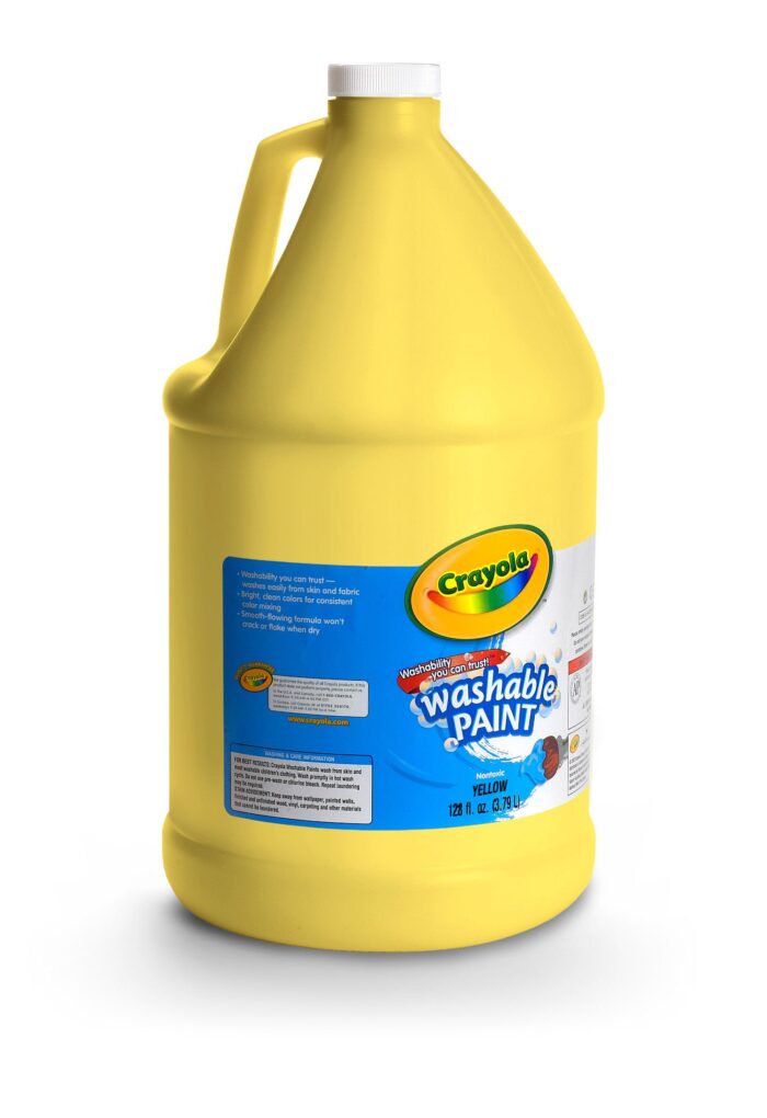 Crayola 128 Oz Washable Paint - Yellow - Image 1