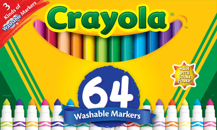 Crayola Mkr,64Ct B/L U/C Variety Pk,6Pk,2016 - Image 1