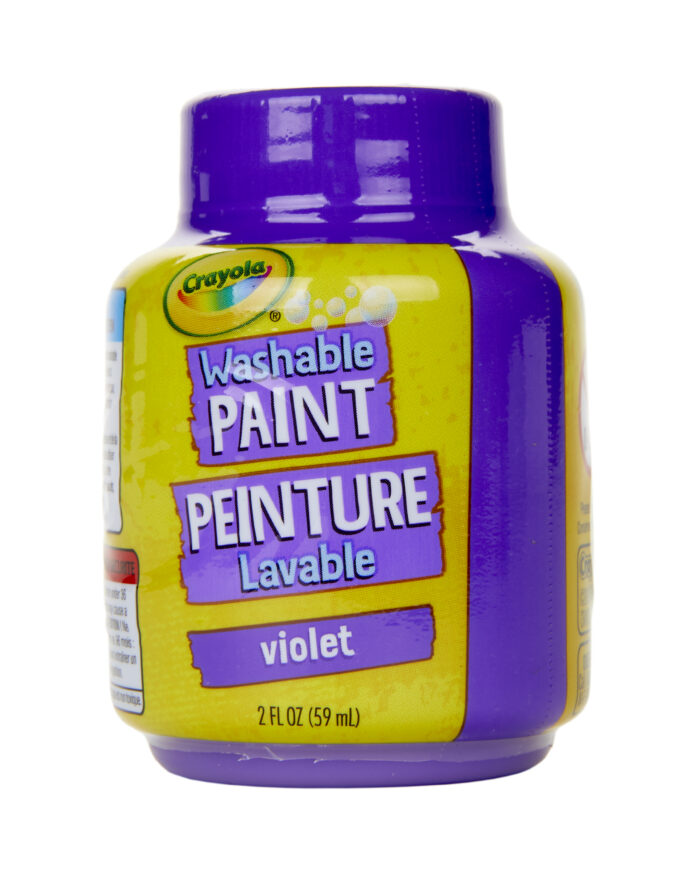Crayola 2Oz Wh Paint Single,Violet,S/Band,12Pk - Image 1