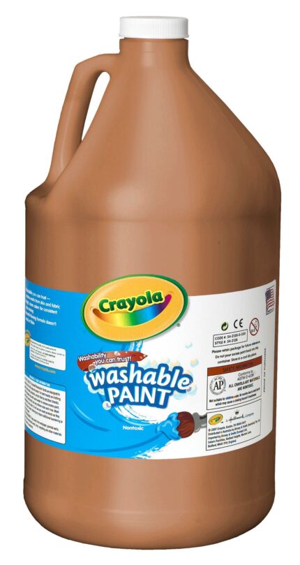 Crayola 128 Oz Washable Paint - Brown