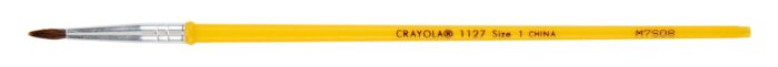Crayola Camel Hair Watercolor Brush, Plastic Handle - Size 1 - Image 1