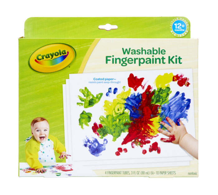Crayola Mfc 12M Fingerpaint Kit,6Pk - Image 1