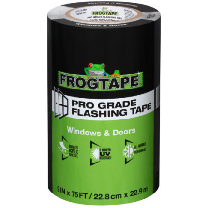Frogtape Pro Grade Flashing Tape - Black, 9 In. X 75 Ft.