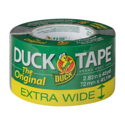 The Original Duck Tape Brand Duct Tape - Silver, Extra Wide, 2.83 In. X 45 Yd.