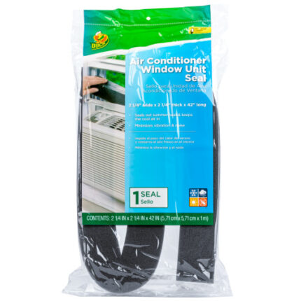 Duck Brand Window Air Conditioner Insulating Seal, 2.25 In. X 2.25 In. X 42 In.