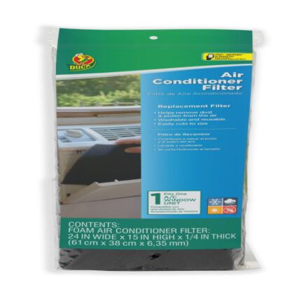 ^ Duck Brand Air Conditioner Filter - 24 In. X 15 In. X .25 In.