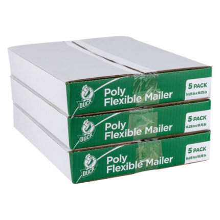 Duck Brand Reusable Flexible Mailers - Gray, 5Pk, 14.25 In. X 18.75 In.