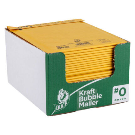 Duck Brand #0 Kraft Bubble Mailer - Manila, 6 In. X 9 In.