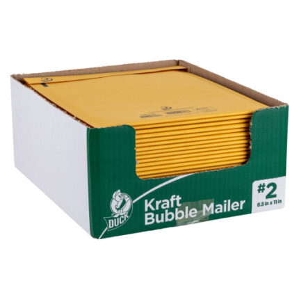Duck Brand #2 Kraft Bubble Mailer - Manila, 8.5 In. X 11 In.