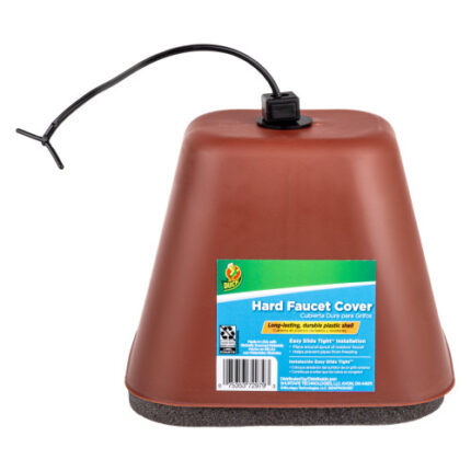 Duck Brand Hard Faucet Cover - Brick, 5.25 In. X 6.5 In. X 5.25 In.